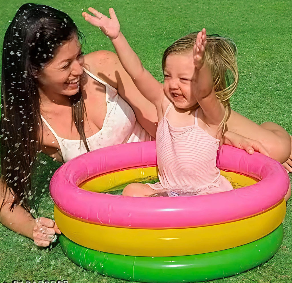 Baby Bathtub for 6 Months to 2 Years | Anti-Slip Foldable Infant Bath Tub with Support Seat