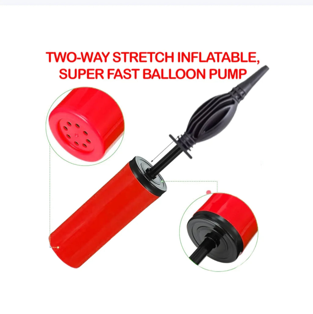 Balloon Pump Hand Air Pump for Party Decoration | Fast Inflate Tool for Birthday, Wedding & Events