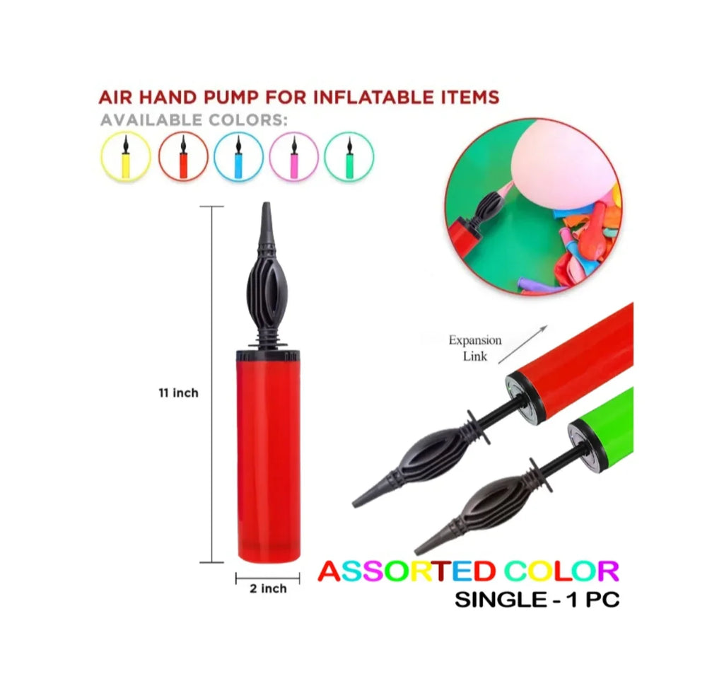 Balloon Pump Hand Air Pump for Party Decoration | Fast Inflate Tool for Birthday, Wedding & Events