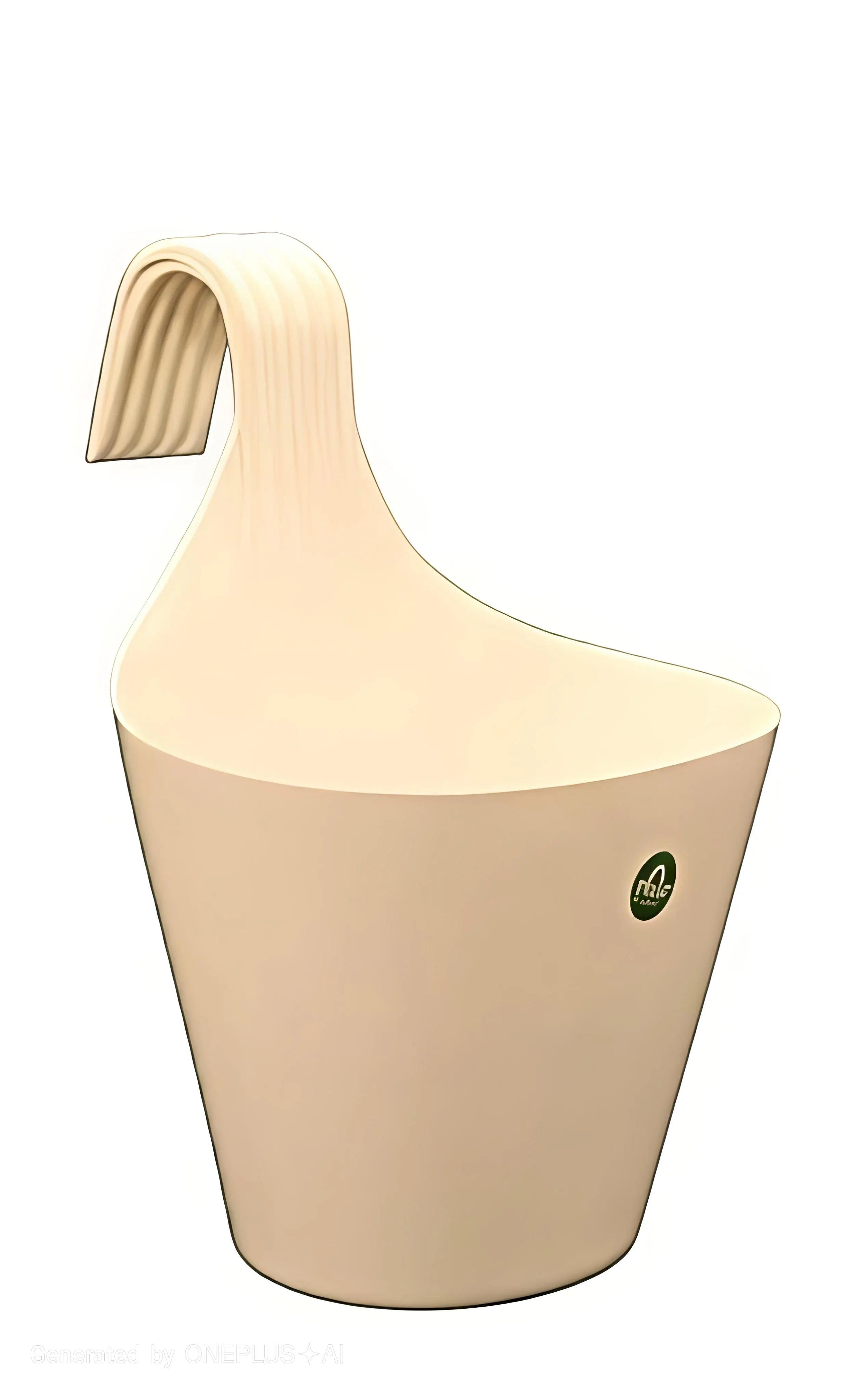 Plastic Hanging Planter Pot for Balcony Garden | Durable Hook Pot Indoor Outdoor