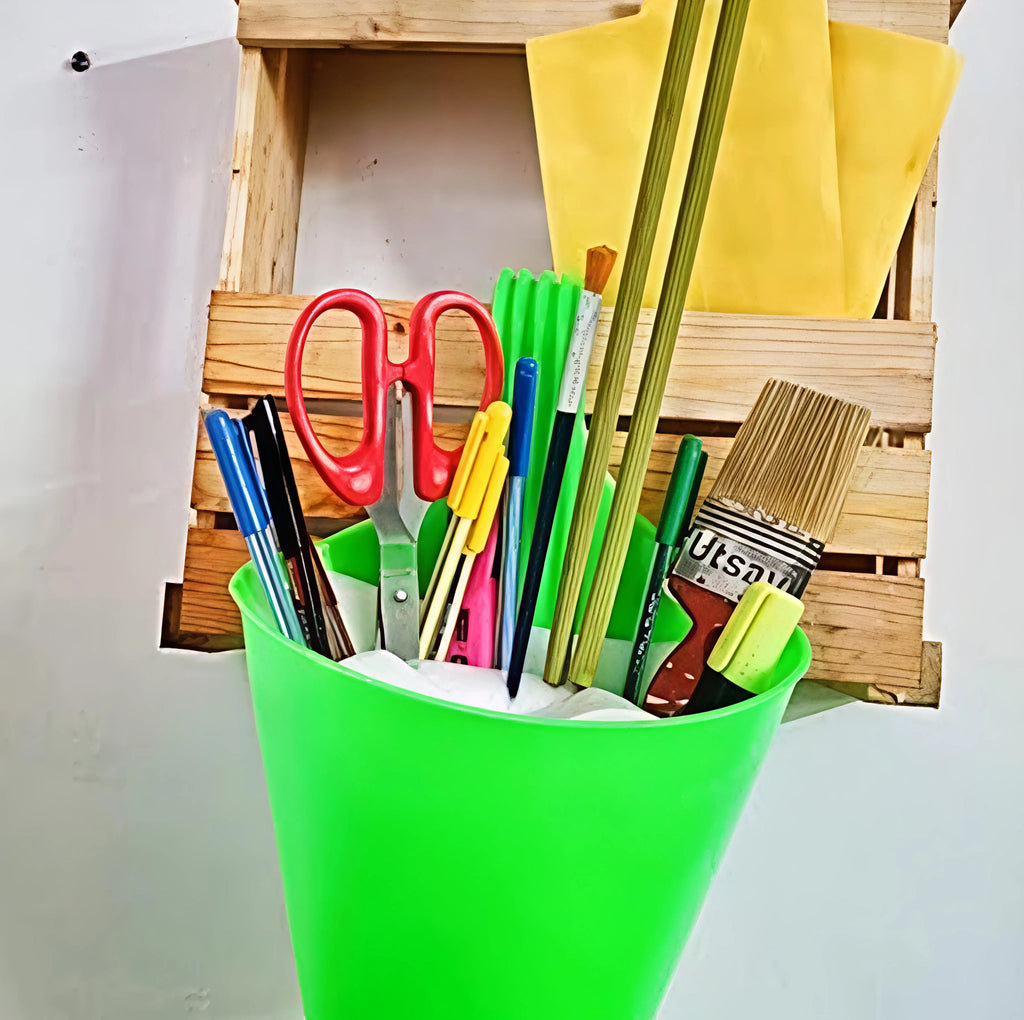 Plastic Hanging Planter Pot for Balcony Garden | Durable Hook Pot Indoor Outdoor