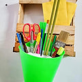 Plastic Hanging Planter Pot for Balcony Garden | Durable Hook Pot Indoor Outdoor