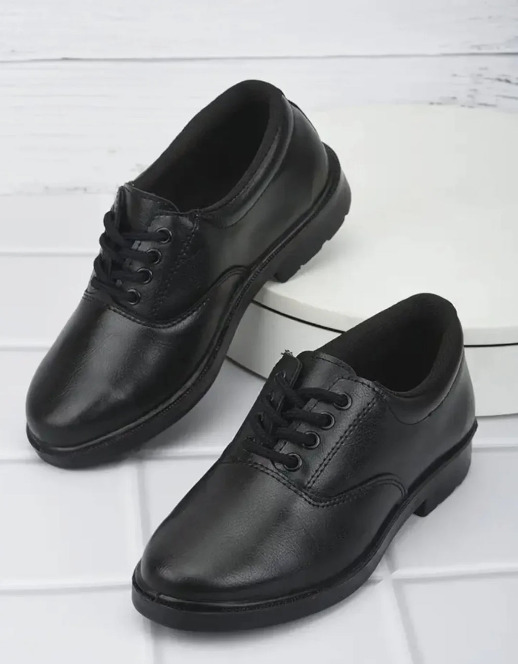 Black School Shoes for Boys & Girls | Comfortable Daily Wear Uniform Shoes