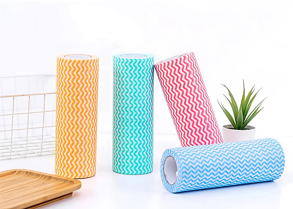 Reusable Kitchen Roll Washable | Eco-Friendly Cleaning Wipes Roll