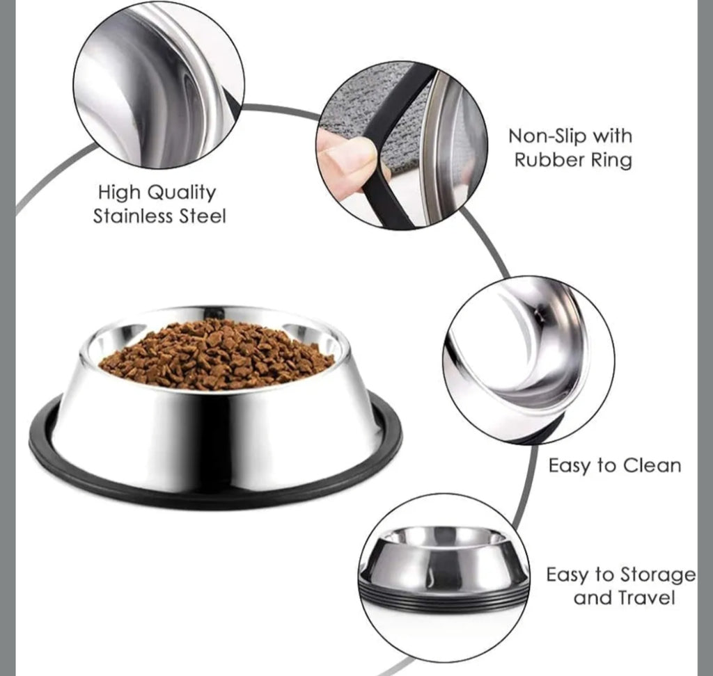 Pet Feeding Bowl | Dog & Cat Food Water Bowl