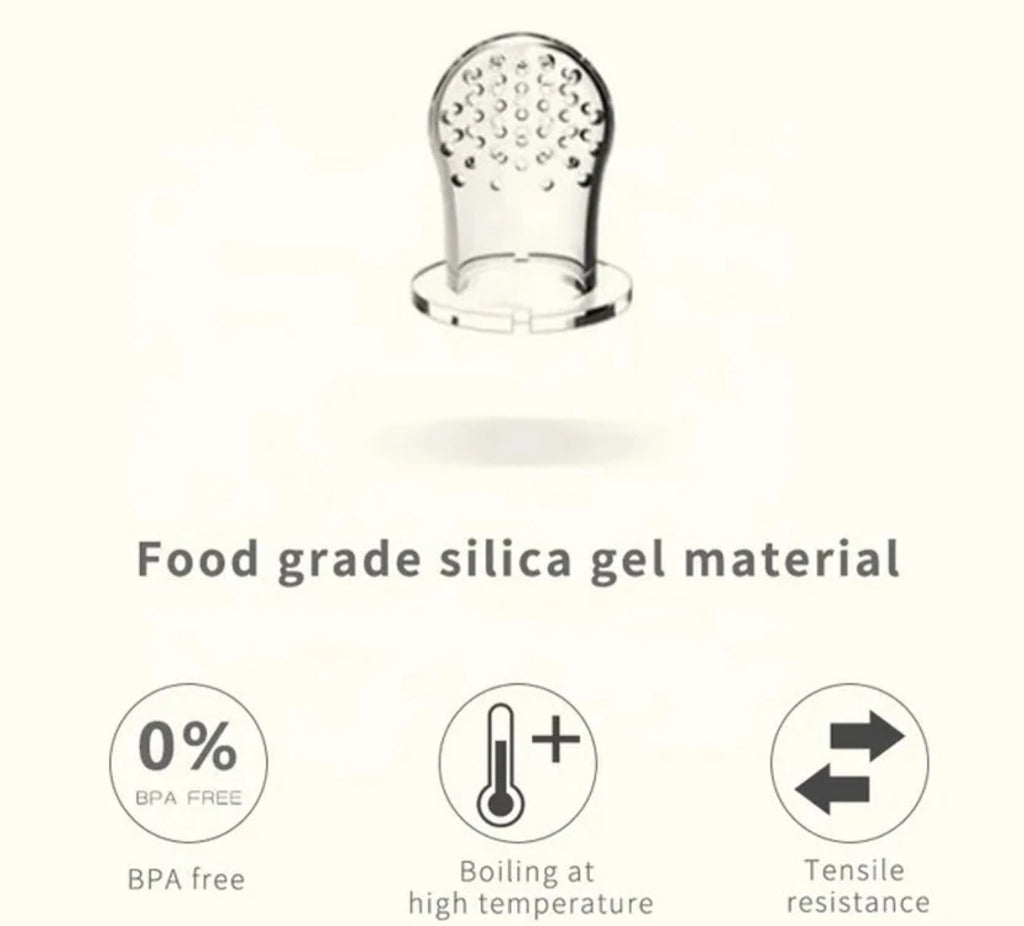 Baby Food Feeder Silicone BPA-Free | Safe Fruit Feeder for Infants & Toddlers
