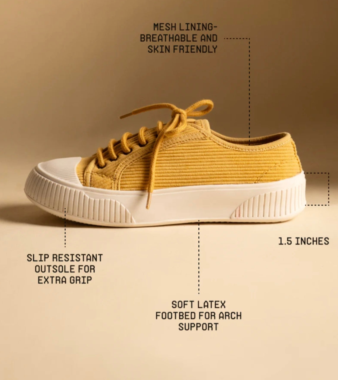 Buy Yellow Casual Shoes for Women | Stylish Comfortable Sneakers India