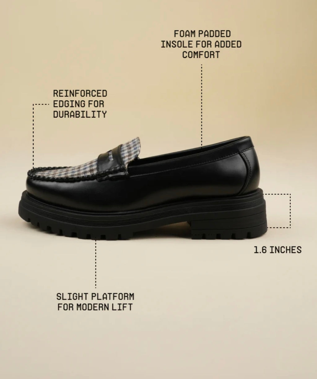 Black Loafer Shoes for Women | Stylish Casual Slip-On Daily Wear Shoes