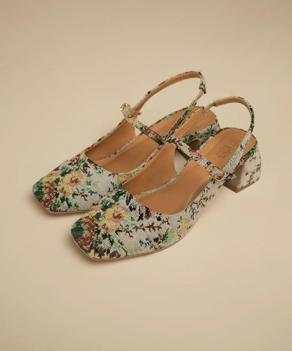 Flower Print Heels for Women | Stylish Party & Casual Wear Sandals