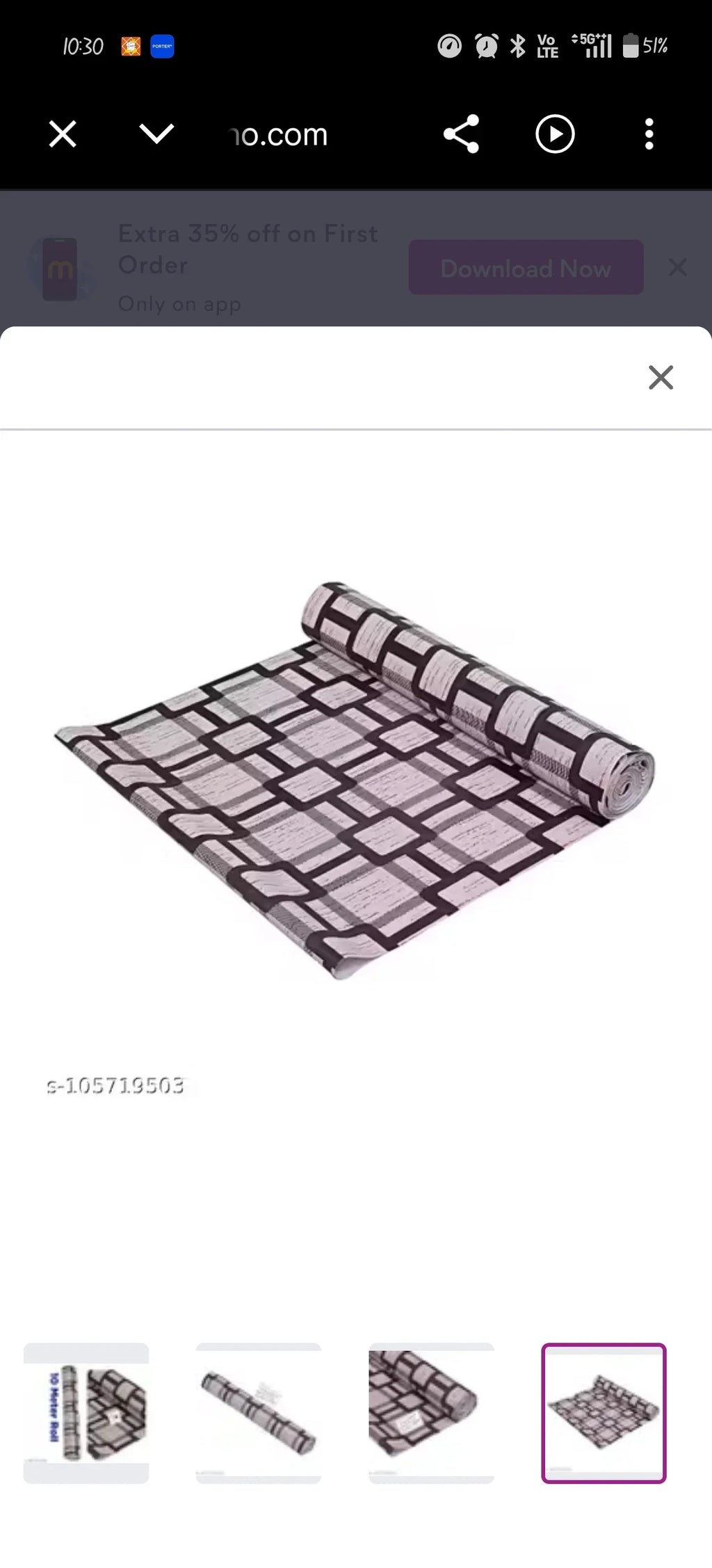 5 Meter Anti Slip Shelf Liner Roll Waterproof Drawer Mat for Kitchen