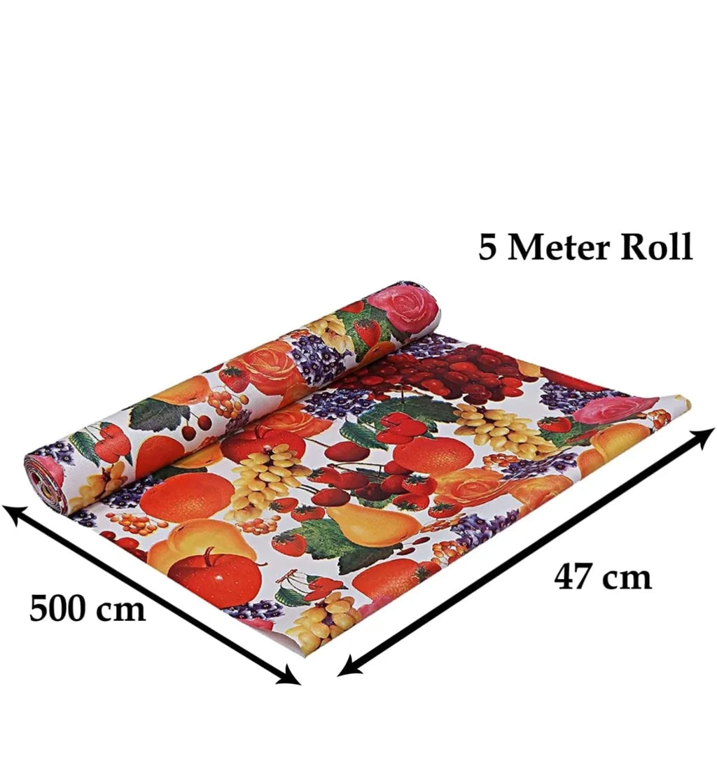 10 mitr Almirah Shelf Mat | Waterproof Anti-Slip Wardrobe Liner Roll | Dustproof Cabinet Drawer Mat