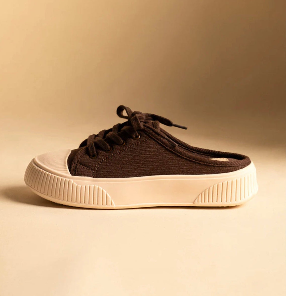 Trendy Brown Slip-On Sneakers – Comfort + Style in One
